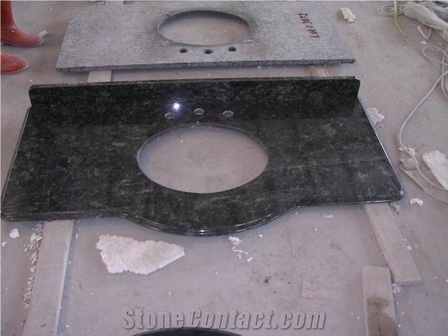 G654 Black Granite Vanity Tops