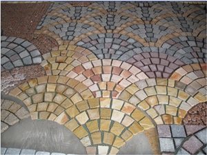 Granite Fan Shape Pavers Granite Fan Shape Pavers