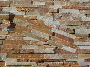 Rusty Yellow Slate Cultured Stone Rusty Yellow Slate Cultured Stone