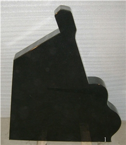 Absolute Black Headstone NZ Style