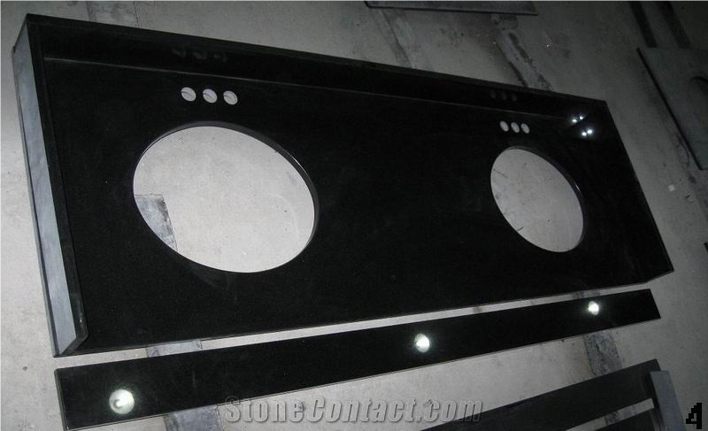 Black Granite Vanity Tops