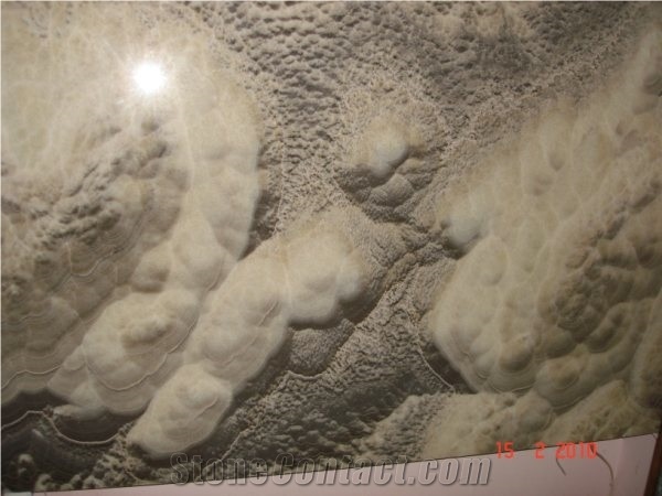 Pearl Grey Onyx Slabs