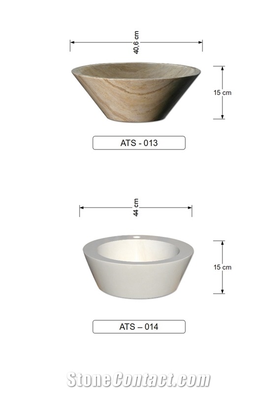 Travertine Sinks