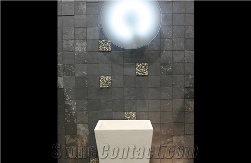Ardosia Ouro El Dorado Slate Wall Mosaic