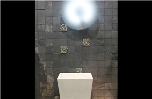 Ardosia Ouro El Dorado Slate Wall Mosaic