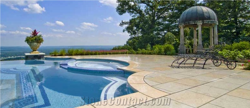 Stone Pool Coping