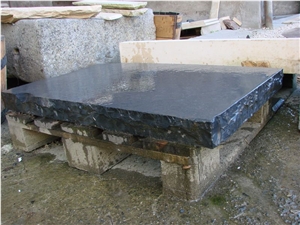 Irish Blue Limestone Pier Caps
