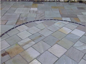 Kotah Blue with Brown and Kotah Grey Paver Kotah Blue with Brown and Kotah Grey Paver