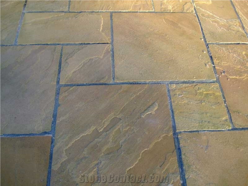Lalitpur Yellow Sandstone Paving Stone