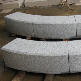Bush Hammered Granite Kerbstone, White Granite Kerbstone
