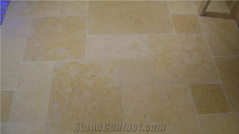 Ramon Gold Limestone Pattern Flooring Tiles