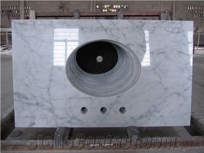 White Marble Vanity Top 06