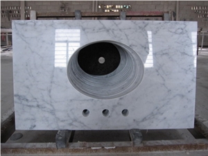 White Marble Vanity Top 06 White Marble Vanity Top 06