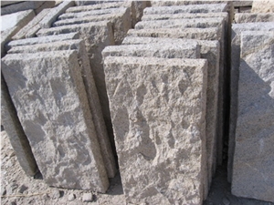 Yellow Granite Mushroom Stone 04