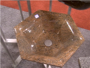 Yellow Granite Sinks, Wash Basins