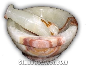Light Green Onyx Mortar