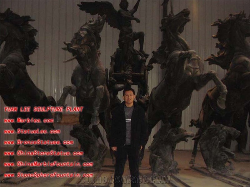 Marble Animals, Black Marble Sculpture