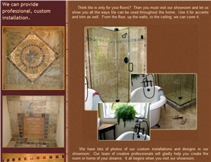 Travertine Mosaic Bathroom Wall Design