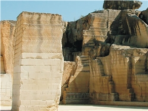 Pietra Leccese Limestone Block, Italy Beige Limestone