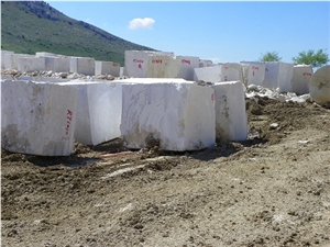 Egeon White Marble Block