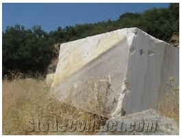 Silver White Marble Block