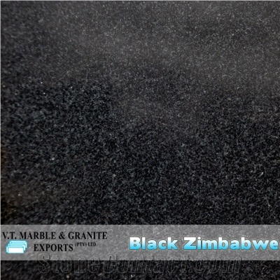 Zimbabwe Black Granite Slabs & Tiles