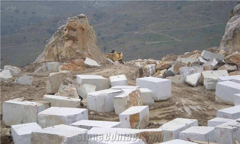 Gortynis Marble Block, Greece Grey Marble