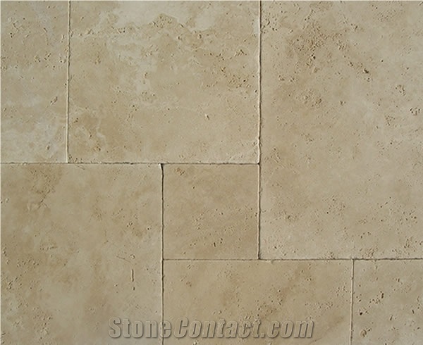 Classic Denizli Travertine Tumbled Pattern