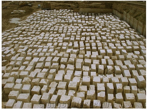 Denizli Travertine Blocks