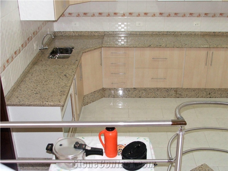 Amarelo Icarai Granite Countertops,Yellow Granite