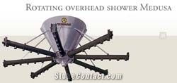 Rotating Overhead Shower Medusa