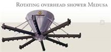 Rotating Overhead Shower Medusa