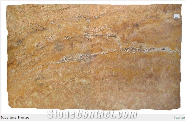 Juparana Bronze Granite Tile, Brazil Yellow Granite