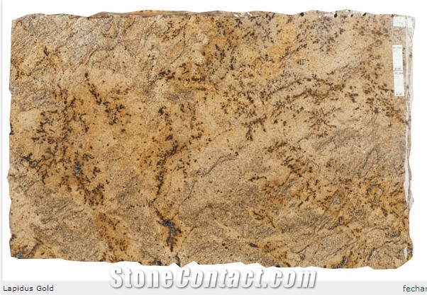 Lapidus Gold Granite Tile, Brazil Yellow Granite
