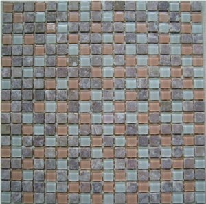 Mosaic Pattern(marble & Glass), Glass and Marble Mosaic Pattern
