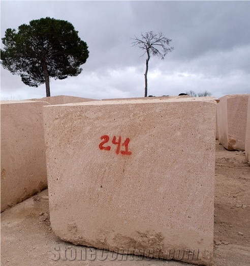Lumaquela Rosa Limestone Blocks