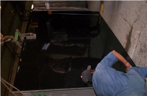 Chiraz Black Granite Slab Chiraz Black Granite Slab