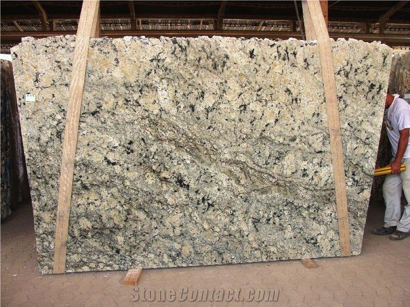Vanilla Forest Granite Slab, Brazil White Granite