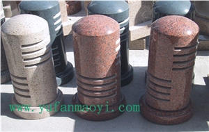 Red Granite Parking Stone