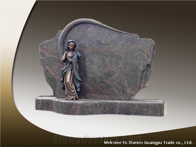 Multicolor Red Headstone