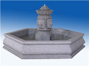 Grey Granite Fountain