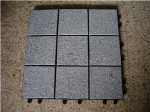 G654 Black Granite Paving Stone