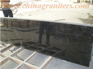 Black Galaxy Granite Prefabricated Countertop