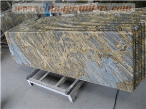 Juguar Granite Prefabricated Countertop, Jaguar Blue Granite Countertop
