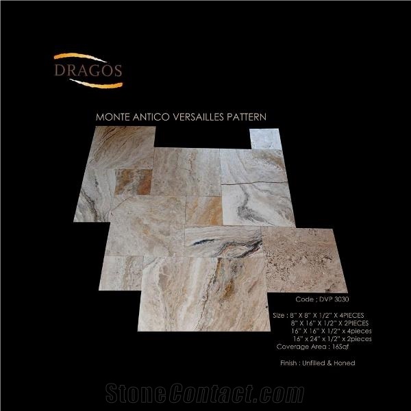 Monte Antico Travertine Versailles Pattern