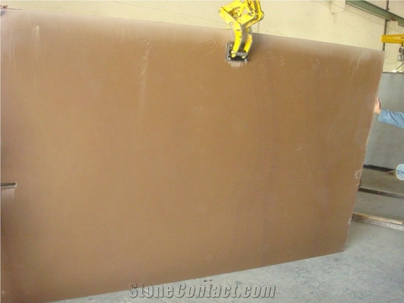 Golden Brown Quartzite Slabs, India Yellow Quartzite