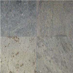 Silver Shine Indian Slate Tiles