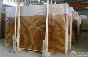 Golden Coffee Onyx Slab