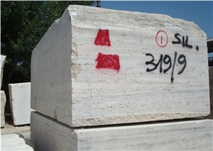 Tipo Silver Commerciale Travertine Block