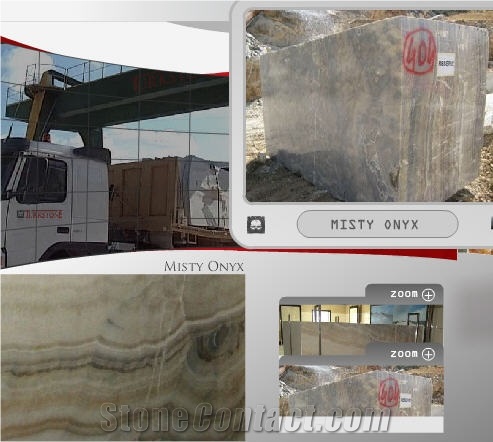 Misty Brown Onyx Blocks